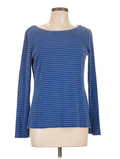 Pre-owned Talbots Long Sleeve T-shirt In Blue