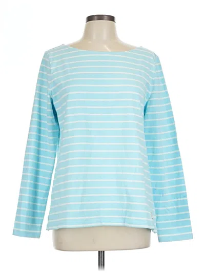 Pre-owned Talbots Long Sleeve T-shirt In Blue