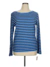 Talbots Long Sleeve T-shirt In Blue