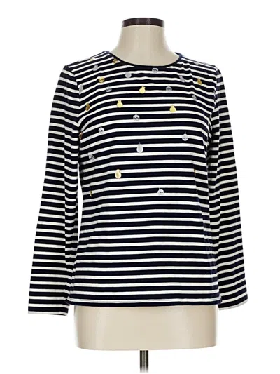 Pre-owned Talbots Long Sleeve T-shirt In Blue