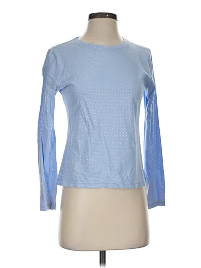 Pre-owned Talbots Long Sleeve T-shirt In Blue