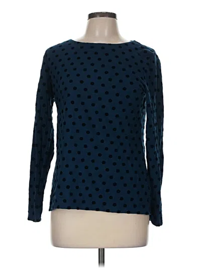 Pre-owned Talbots Long Sleeve T-shirt In Blue