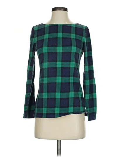 Pre-owned Talbots Long Sleeve T-shirt In Green