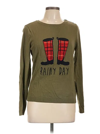 Pre-owned Talbots Long Sleeve T-shirt In Green