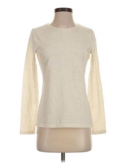 Pre-owned Talbots Long Sleeve T-shirt In Ivory