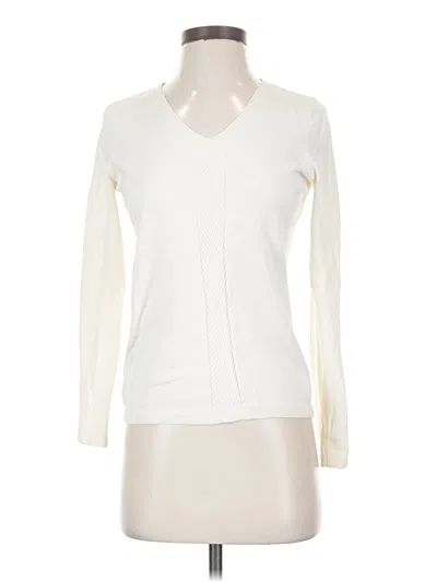 Pre-owned Talbots Long Sleeve T-shirt In Ivory