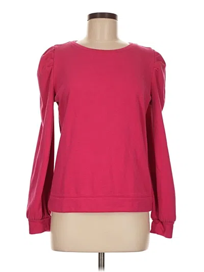 Pre-owned Talbots Long Sleeve T-shirt In Pink