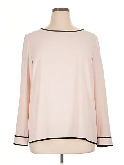 Pre-owned Talbots Long Sleeve T-shirt In Pink