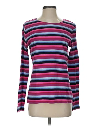 Pre-owned Talbots Long Sleeve T-shirt In Pink