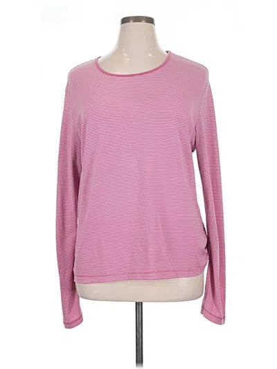 Pre-owned Talbots Long Sleeve T-shirt In Pink