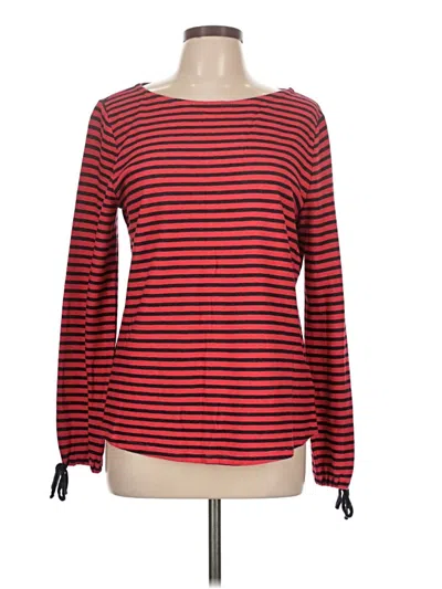 Pre-owned Talbots Long Sleeve T-shirt In Red