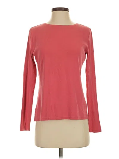 Pre-owned Talbots Long Sleeve T-shirt In Red
