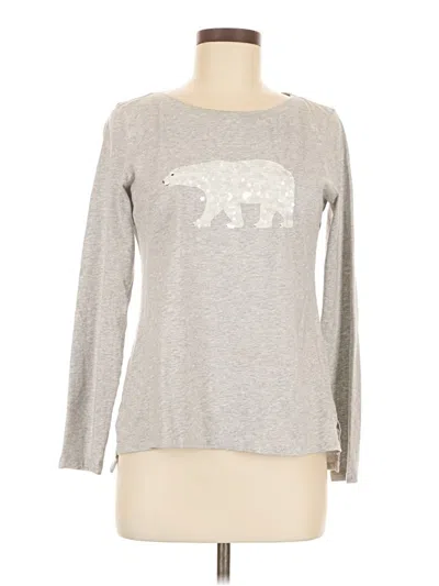 Pre-owned Talbots Long Sleeve T-shirt In Silver