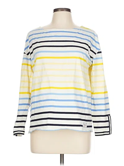 Pre-owned Talbots Long Sleeve T-shirt In Yellow