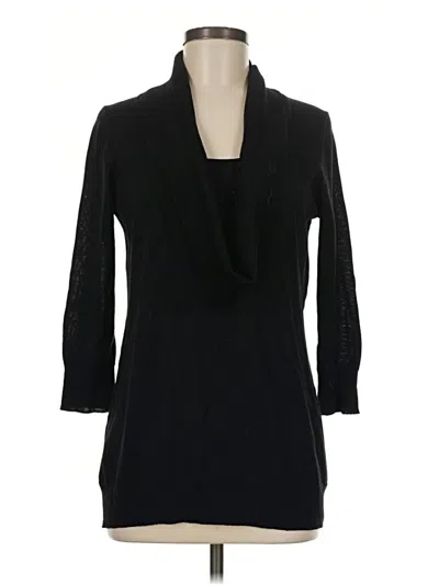 Pre-owned Talbots Long Sleeve Turtleneck In Black