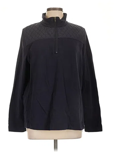 Pre-owned Talbots Long Sleeve Turtleneck In Blue