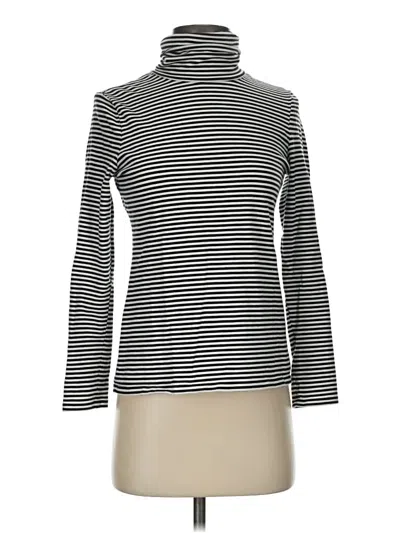 Pre-owned Talbots Long Sleeve Turtleneck In Gray