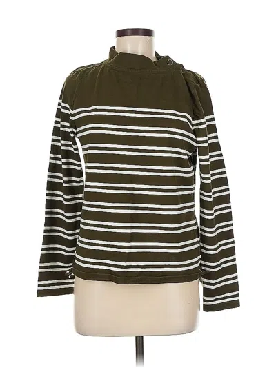 Pre-owned Talbots Long Sleeve Turtleneck In Green