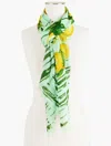 Talbots Luscious Lemons Oblong Scarf - Coastal Blue - 001