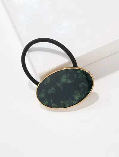 Talbots Malachite Hair Tie - Malachite/gold - 001