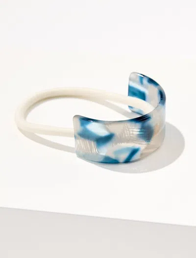 Talbots Marble Hair Tie - Blue Ice - 001  In Neutral