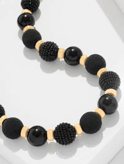 Talbots Martha Beaded Necklace - Black/gold - 001  In Multi