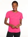 Talbots Mesh Active T-shirt - Vivid Pink - Medium  In Pink