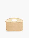 Talbots Metallic Chunky Straw Crossbody - Natural/gold - 001  In Natural,gold