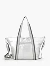 Talbots Metallic Nylon Tote - Silver - 001  In Silver