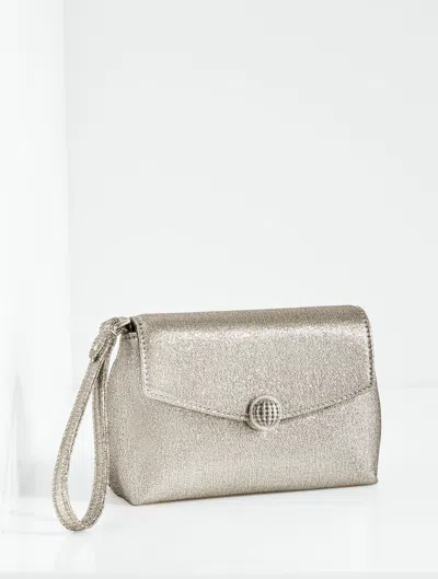 Talbots Metallic Wristlet - Metallic Silver - 001