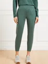 Talbots Misses - Buttery Soft Easy Knit Jogger Pants - Hunter Green Heather - Xl