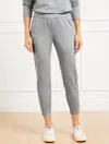 Talbots Misses - Buttery Soft Easy Knit Jogger Pants - Mist Heather - Xl  In Mist Heather