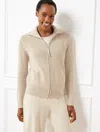 Talbots Misses - Coolmaxâ® Travel Sweater Jacket - Oat - Xl