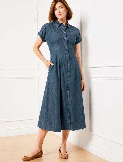 Talbots Misses - Denim Shirtdress - Marina Wash - 18