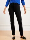 Talbots High-waist Straight-leg Jeans - Black - Curvy Fit - 2  In Black