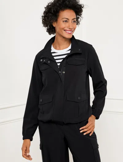 Talbots Misses - Journey Ripstop Travel Jacket - Black - Medium