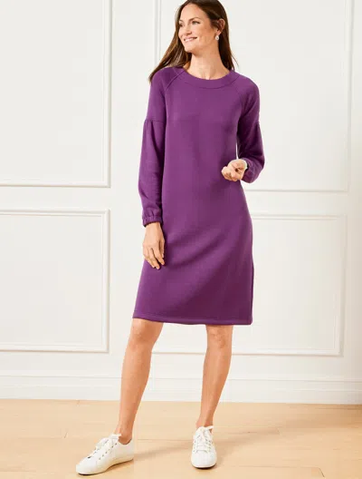 Talbots Misses - Lantern Sleeve Shift Dress - Mulberry Wine - Xl