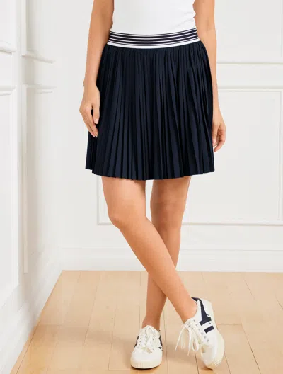 Talbots Misses - Lightweight Piquã© Skort - Blue - Xl