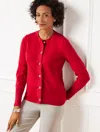 Talbots Plus Size - Occasion Cardigan Sweater - Red - 3x