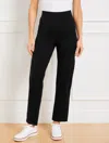 Talbots Misses - Power Tech Knit Straight Leg Pants - Black - Small