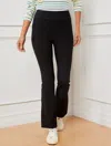 Talbots Ribbed High Waist Flare Legging - Black - Xl  In Black