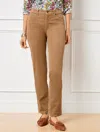 Talbots Stretch Corduroy Straight Leg Pants - Almond Buff - 16