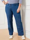 Talbots Misses -  New England Chinos Pants - Indigo Wash - 6 - 100% Cotton In Indigo Wash