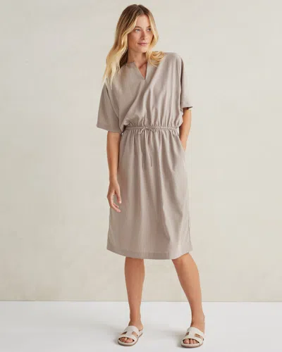 Talbots Modal Dolman Sleeve Dress - Mushroom - Medium