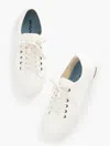 Talbots ™ Monterey Classic Canvas Sneakers - Bleach - 8m  In Bleach