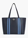 Talbots Morgan Pebble Leather Tote - Indigo - 001  In Indigo