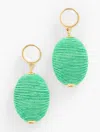 Talbots Thread Wrap Drop Earrings - Bright Green/gold - 001  In Bright Green,gold