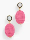 Talbots Thread Wrap Drop Earrings - Camellia Rose/gold - 001  In Camellia Rose,gold