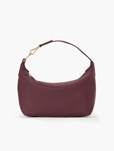 Talbots Nappa Convertible Crossbody Bag - Rich Burgundy - 001