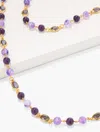 Talbots Noble Chain Convertible Necklace - Pretty Plum/gold - 001